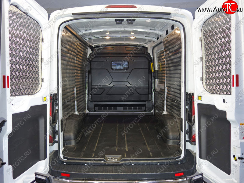 63 999 р. Защитный алюминиевый вкладыш в кузов автомобиля (комплект) ТСС Тюнинг Ford Transit 4  дорестайлинг (2014-2021) (алюминий)  с доставкой в г. Калуга