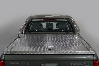 55 999 р. Защита кузова (для крышки) d76,1 мм ТСС Тюнинг Great Wall Wingle 7 (2018-2024) (нержавейка)  с доставкой в г. Калуга. Увеличить фотографию 1