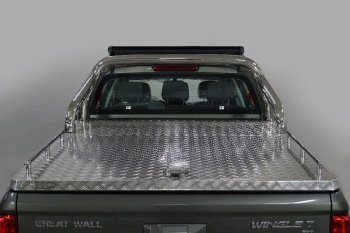Защита кузова (для крышки) d 76,1 мм со светодиодной фарой ТСС Тюнинг Great Wall (Грейт) Wingle (Вингл)  7 (2018-2024) 7