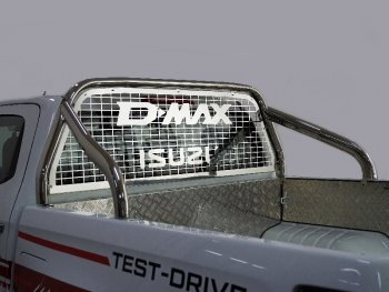 Защита кузова и заднего стекла (только для кузова) d 75*42 мм ТСС Тюнинг Isuzu (Исузу) D-Max (Д)  RG DoubleCab (2019-2024) RG DoubleCab дорестайлинг