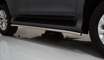 19 999 р. Защита порогов алюминий 42,4 мм, ТСС Тюнинг Lexus GX 460 2 J150 2-ой рестайлинг (2019-2024)  с доставкой в г. Калуга. Увеличить фотографию 1