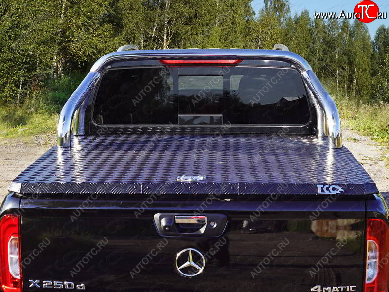 55 999 р. Защита кузова (для крышки) d76,1 мм ТСС Тюнинг  Mercedes-Benz X class  W470 (2017-2020) (нержавейка)  с доставкой в г. Калуга