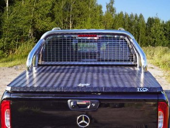 69 999 р. Защита кузова и заднего стекла (для крышки) d 76,1 мм ТСС Тюнинг  Mercedes-Benz X class  W470 (2017-2020) (нержавейка)  с доставкой в г. Калуга. Увеличить фотографию 1