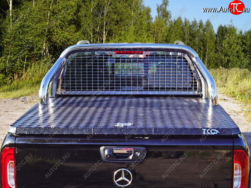 69 999 р. Защита кузова и заднего стекла (для крышки) d 76,1 мм ТСС Тюнинг  Mercedes-Benz X class  W470 (2017-2020) (нержавейка)  с доставкой в г. Калуга