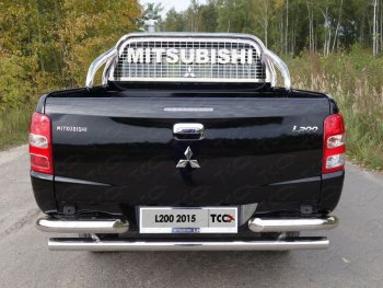 Защита кузова и заднего стекла (только для кузова) d 75*42 мм ТСС Тюнинг Mitsubishi (Митсубиси) L200 (л)  5 KK,KL (2015-2019) 5 KK,KL дорестайлинг