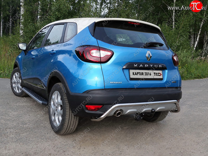 17 999 р. Защита задняя (нержавейка d42,4 мм), ТСС Тюнинг  Renault Kaptur (2016-2020)  с доставкой в г. Калуга