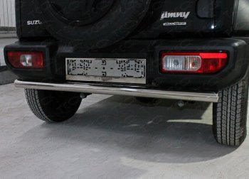 14 999 р. Защита задняя (нержавейка 60,3 мм) ТСС Тюнинг  Suzuki Jimny  JB64 (2018-2024)  с доставкой в г. Калуга. Увеличить фотографию 1