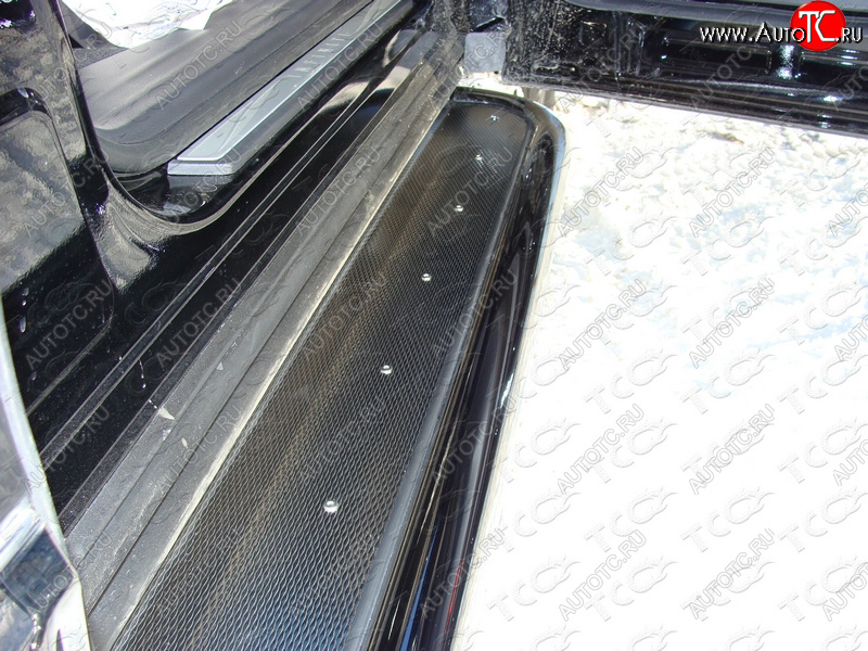 42 699 р. Пороги с площадкой 60,3 мм ТСС Тюнинг  Toyota RAV4  XA40 (2012-2015) (нержавейка)  с доставкой в г. Калуга