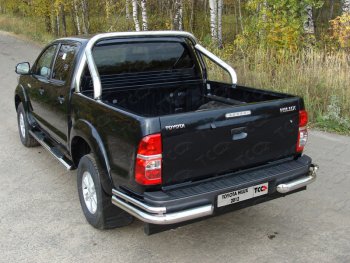 57 999 р. Защита кузова d76,1 мм (только для кузова) ТСС Тюнинг  Toyota Hilux  AN20,AN30 (2011-2016)  2-ой рестайлинг (нержавейка)  с доставкой в г. Калуга. Увеличить фотографию 1