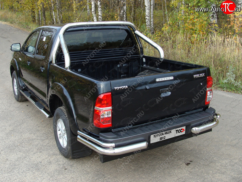 57 999 р. Защита кузова d76,1 мм (только для кузова) ТСС Тюнинг  Toyota Hilux  AN20,AN30 (2011-2016)  2-ой рестайлинг (нержавейка)  с доставкой в г. Калуга