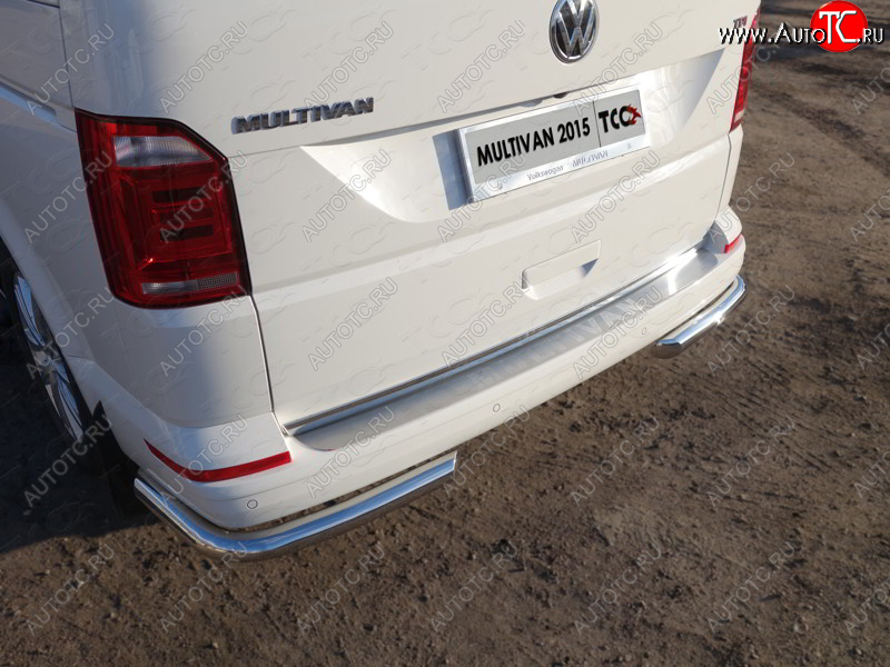 17 499 р. Защита заднего бампера (уголки, d60,3 мм) TCC  Volkswagen Multivan  T6 (2016-2019)  с доставкой в г. Калуга
