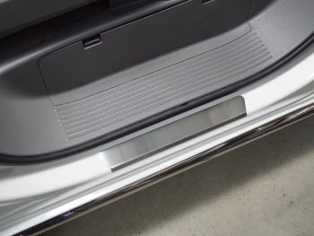 1 599 р. Накладки на передние пороги, ТСС Тюнинг  Hyundai Staria  US4 (2021-2022) (лист шлифованный)  с доставкой в г. Калуга. Увеличить фотографию 1