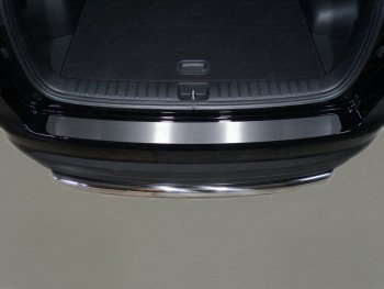 3 099 р. Накладка на задний бампер, ТСС Тюнинг  Hyundai Tucson  3 TL (2018-2021) (Лист шлифованный)  с доставкой в г. Калуга. Увеличить фотографию 1