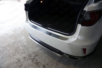 3 499 р. Накладка на задний бампер, ТСС Тюнинг Lexus RX 450H AL10  дорестайлинг (2009-2012) (Лист шлифованный)  с доставкой в г. Калуга. Увеличить фотографию 1