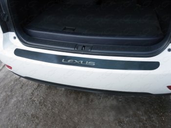 4 549 р. Накладка на задний бампер, ТСС Тюнинг  Lexus RX  270 (2010-2015) (лист шлифованный надпись Lexus)  с доставкой в г. Калуга. Увеличить фотографию 1