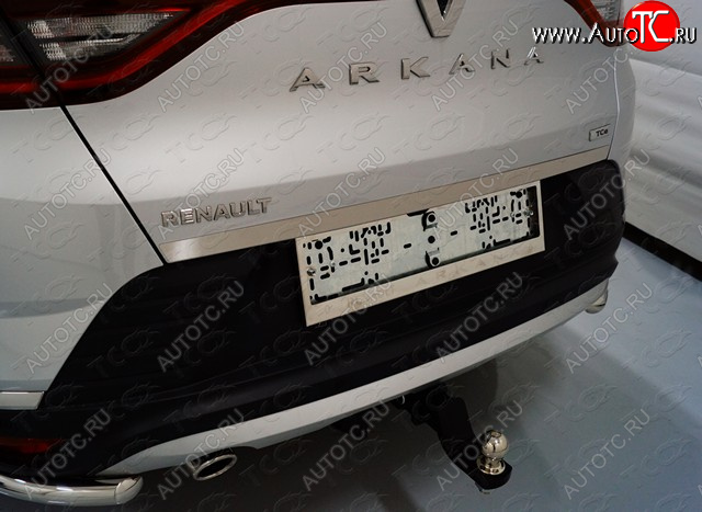 1 699 р. Накладки на заднюю дверь, ТСС Тюнинг  Renault Arkana (2019-2024) (лист шлифованный)  с доставкой в г. Калуга