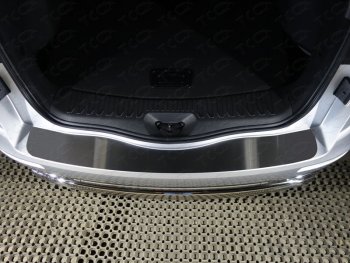 3 299 р. Накладка на задний бампер, ТСС Тюнинг  Renault Koleos  2 (2016-2024) (Лист шлифованный)  с доставкой в г. Калуга. Увеличить фотографию 1