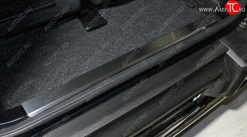 3 899 р. Накладки на задний бампер, ТСС Тюнинг Suzuki Jimny JB64 (2018-2024) (лист шлифованный)  с доставкой в г. Калуга