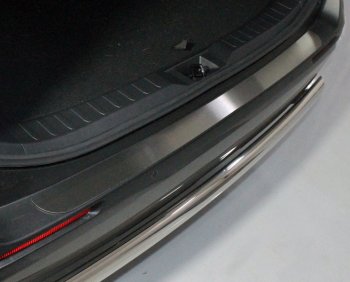 3 399 р. Накладка на задний бампер, ТСС Тюнинг  Toyota RAV4  XA50 (2018-2024) (Лист шлифованный)  с доставкой в г. Калуга. Увеличить фотографию 1