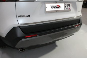 1 889 р. Накладка на заднюю дверь, ТСС Тюнинг  Toyota RAV4  XA50 (2018-2024) (Лист шлифованный)  с доставкой в г. Калуга. Увеличить фотографию 1