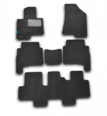 Комплект ковриков в салон (текстиль, чёрные) Autofamily INFINITI QX56 Z62 (2010-2013)