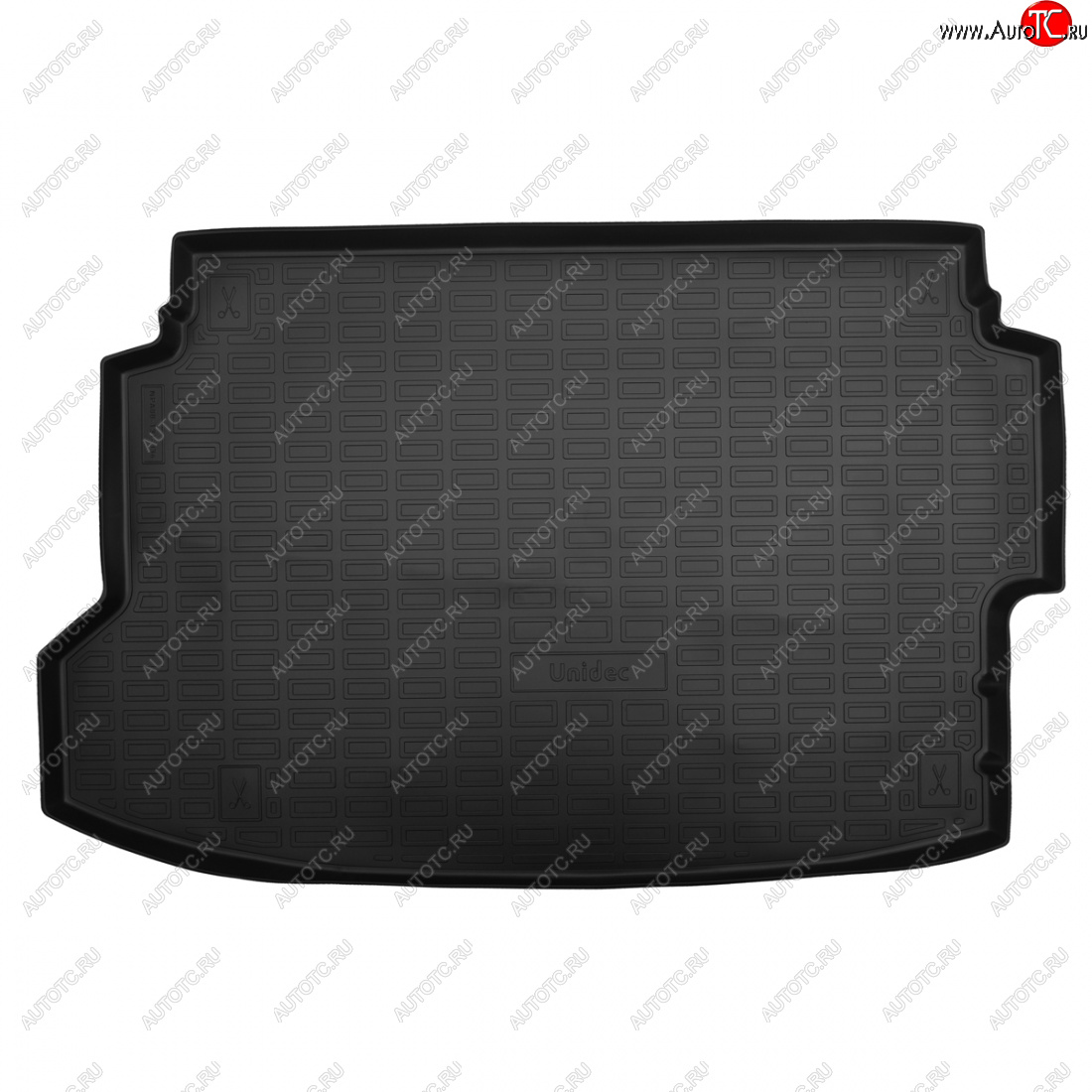 1 599 р. Коврик в багажник (с фальшполом, без сабвуфера) Norplast Unidec  Hyundai Bayon  BC3 (2021-2024) (Чёрный)  с доставкой в г. Калуга