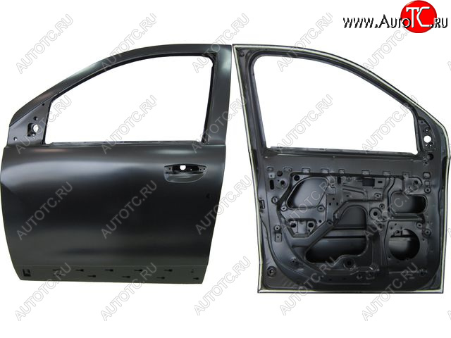 21 549 р. Левая дверь передняя BodyParts  Renault Dokker (2012-2024) (Неокрашенная)  с доставкой в г. Калуга