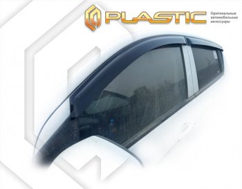 2 079 р. Дефлектора окон CA-Plastic  Chevrolet Spark  M300 (2016-2022) (classic полупрозрачный)  с доставкой в г. Калуга. Увеличить фотографию 1