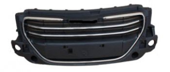 4 849 р. Решётка радиатора (с хром молдингом) BodyParts Peugeot 301 (2012-2017) (Неокрашенная)  с доставкой в г. Калуга. Увеличить фотографию 1