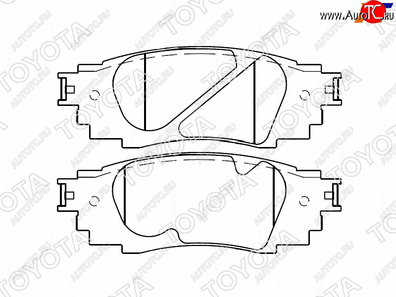7 999 р. Колодки тормозные задние RH-LH SAT Lexus RX 450 AL20 дорестайлинг (2015-2019)  с доставкой в г. Калуга