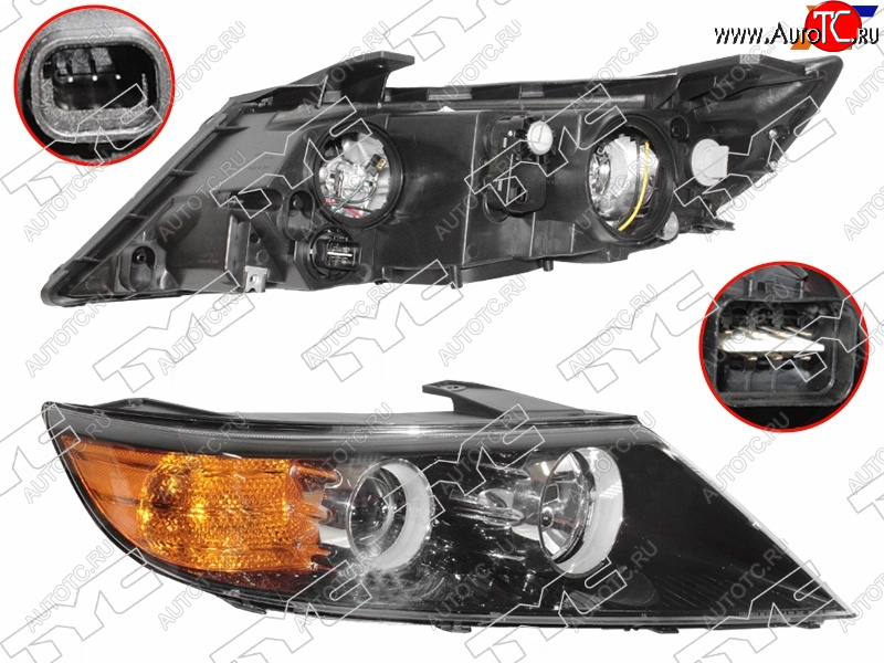 17 299 р. Фара правая (галоген, с корректором) TYC  KIA Sorento  XM (2009-2012) дорестайлинг  с доставкой в г. Калуга