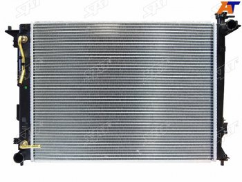 8 349 р. Радиатор охлаждающей жидкости SAT  Hyundai IX35  1 LM (2009-2018)  с доставкой в г. Калуга. Увеличить фотографию 1