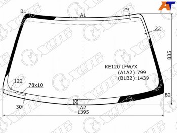 Стекло лобовое (4D SED5D WGN) XYG Toyota Sprinter E110 дорестайлинг седан (1995-1997)