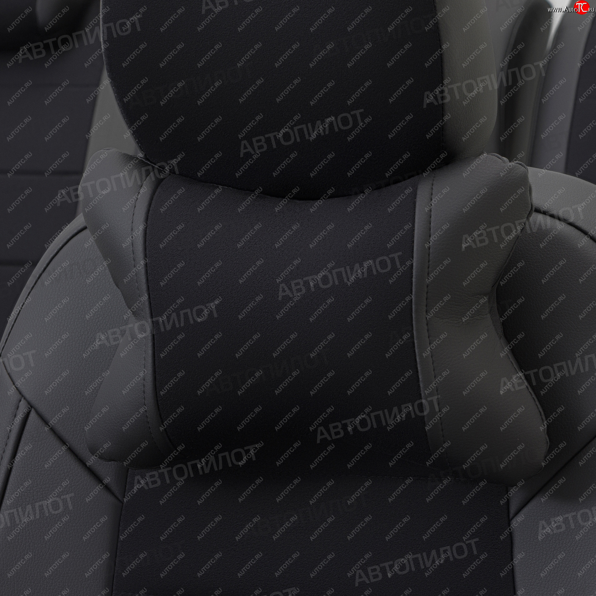 559 р. Подушки под шею (экокожа/алькантара, 2 шт.) Автопилот CLASSIC Lexus NX 300h Z10 дорестайлинг (2014-2017) (черный)  с доставкой в г. Калуга