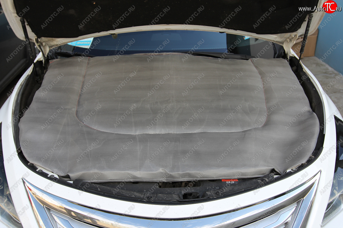1 549 р. Автоодеяло (тяжелое, темно-серое) Автопилот ЛЮКС Mitsubishi Pajero 4 V90 1-ый рестайлинг (2011-2015) (Размер М (ДхШ) см: 140х90;)  с доставкой в г. Калуга