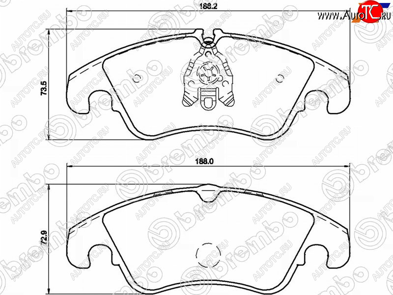 5 799 р. Колодки тормозные передние FL-FR SAT  Audi A4 Allroad ( B8,  B9) - Q5  8R  с доставкой в г. Калуга