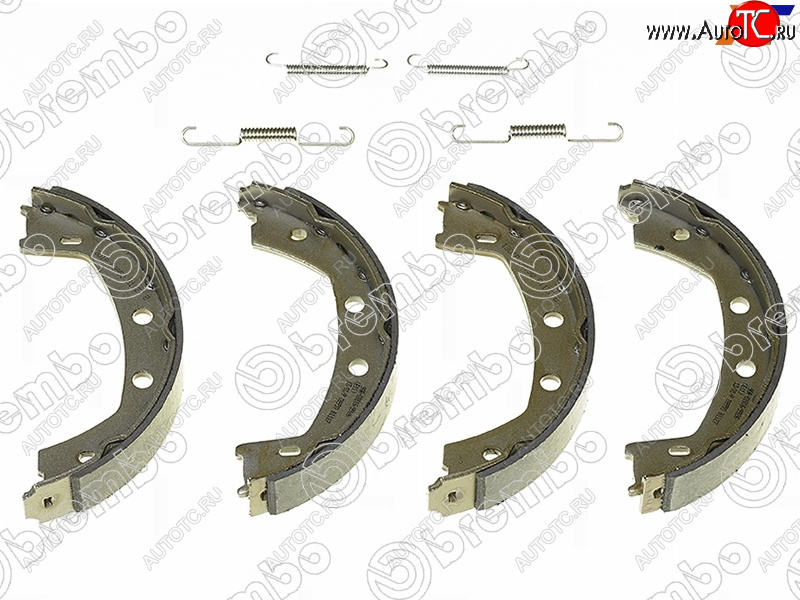 4 699 р. Колодки барабанные задние RH-LH SAT Land Rover Freelander L359 дорестайлинг (2006-2010)  с доставкой в г. Калуга