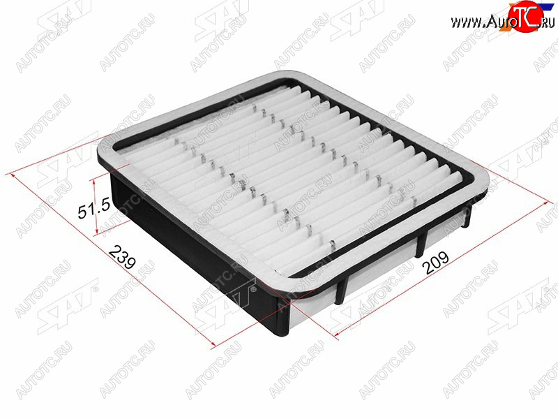 339 р. Фильтр воздушный SAT  Toyota Mark 2  Blit (2002-2007) универсал  с доставкой в г. Калуга