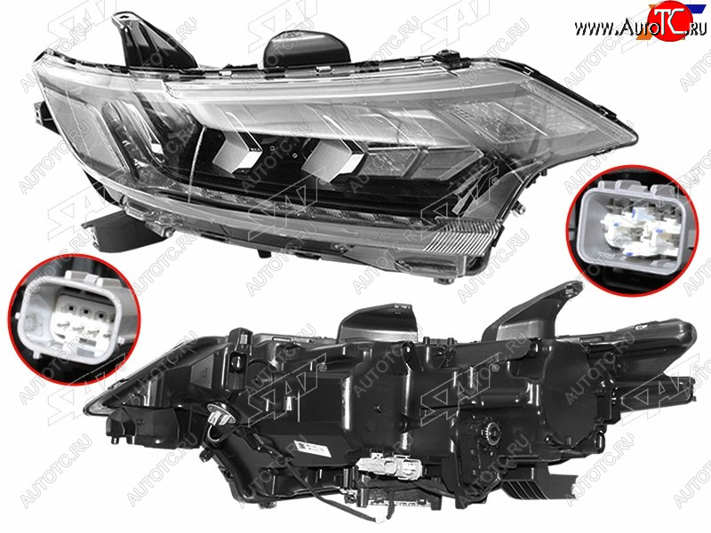 30 999 р. Фара правая (LED) SAT  Mitsubishi Outlander  GF (2018-2022) 3-ий рестайлинг  с доставкой в г. Калуга