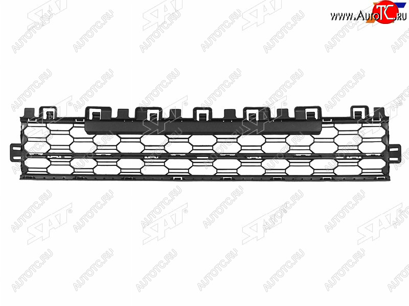 1 439 р. Нижняя решетка переднего бампера SAT  Skoda Octavia  A8 (2019-2022) универсал (под хром молдинг)  с доставкой в г. Калуга