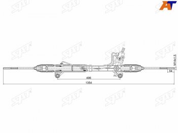 Рейка рулевая LHD SAT Suzuki Grand Vitara JT 5 дверей 2-ой рестайлинг (2012-2016)