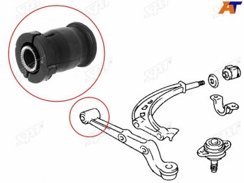 459 р. Сайлентблок переднего рычага FR SAT  Toyota Estima Emina  XR10, XR20 - Estima Lucida  XR10,20  с доставкой в г. Калуга. Увеличить фотографию 1