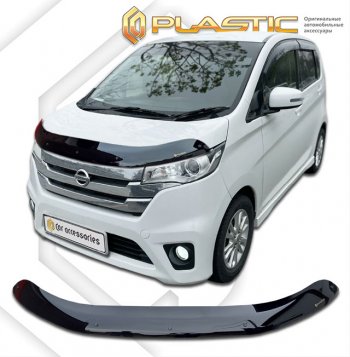 Дефлектор капота (кроме Highway Star) CA-Plastic Nissan (Нисан) Dayz (дейз) (2015-2019) рестайлинг
