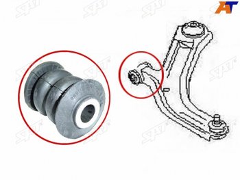 181 р.  Сайлентблок переднего рычага FR SAT Nissan Micra K12 5 дв. 2-ой рестайлинг (2007-2010)  с доставкой в г. Калуга. Увеличить фотографию 2