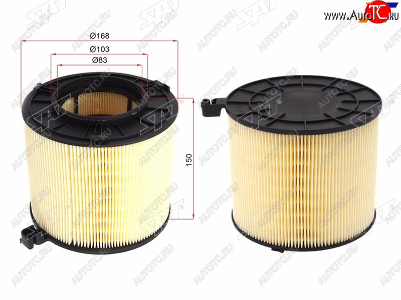 779 р. Фильтр воздушный SAT  Audi A4  B9 - S5  8T  с доставкой в г. Калуга
