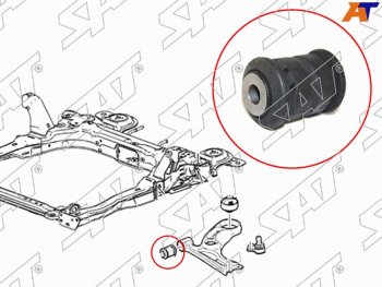 329 р. Сайлентблок рычага передний FR SAT  Chevrolet Aveo  T300 (2011-2015), Chevrolet Cobalt (2011-2019), Ravon R4 (2016-2020)  с доставкой в г. Калуга. Увеличить фотографию 1