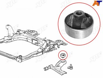 Сайлентблок рычага задний FR SAT Chevrolet Aveo T300 седан (2011-2015)