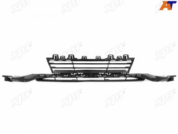 4 649 р. Нижняя решетка переднего бампера SAT  BMW 3 серия  F30 (2015-2018) седан рестайлинг  с доставкой в г. Калуга. Увеличить фотографию 1
