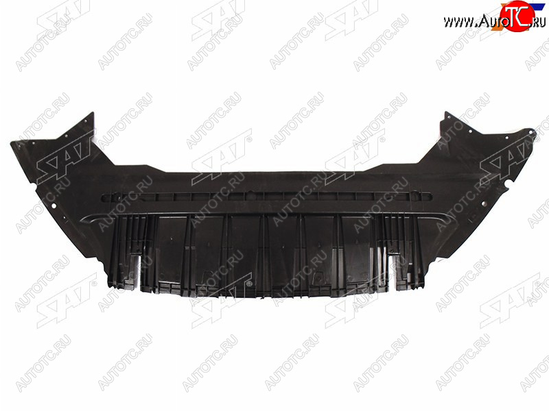 1 399 р. Защита переднего бампера (пыльник) SAT  Ford Mondeo (2010-2014) Mk4,BD рестайлинг, седан, Mk4,DG рестайлинг, универсал  с доставкой в г. Калуга