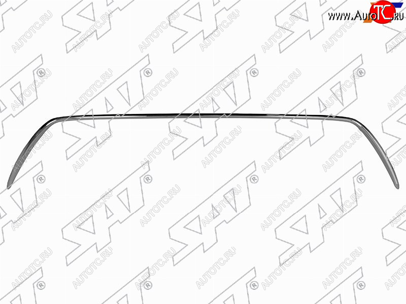 2 899 р. Молдинг решетки бампера SAT  Toyota Camry  XV55 (2014-2017) 1-ый рестайлинг (хром)  с доставкой в г. Калуга